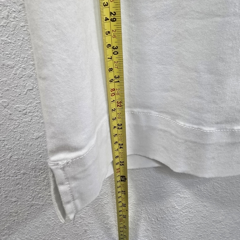 Westbound Womens High Rise Skinni White Summer Cropped Pants Size 24W - Picture 9 of 16